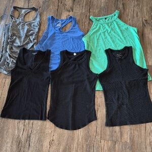 Old Navy Women's Tank Tops - Black, Blue, Green, Gray
